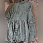 TALULAH  Teal Button-Up Dress Photo 3