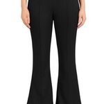 ZARA Women's Black High Waisted Bootcut Flared Bell Bottom Trousers Pants Sz XL Photo 0