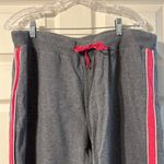SJB Workout Pants Grey Hot Pink Stripe 1X Photo 1