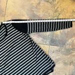Calvin Klein Black White Striped Tunic Sweater Size OX Photo 4