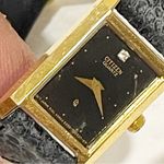 Citizen Vingate  CQ 6020-K00518 Slim Black Quartz Analog Dress Watch Photo 1