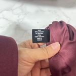 Lane Bryant Burgundy Sleeveless Dress W Bottom Pleated Cutouts Size 20 NWT Photo 6