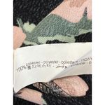 ZARA  Multicolor Floral Print Crew Neck Long Sleeve Midi Maxi A-line Dress Sz 28 Photo 3