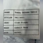 Tommy Bahama Clam Digger 8 Blue and White Jeans Shorts Photo 6