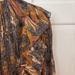 Ulla Johnson Vienne Bird of Paradise Mini Dress in Amber Size 2 Ruffle High Neck Photo 14