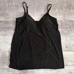 Dream Suit Black Tankini Swim Top Womens 10 V Neck Ruffle Adjustable Padded Photo 0