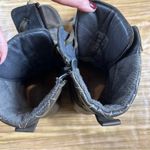 Taos Factor Quilted Leather Combat Boots Chocolate Brown Photo 9