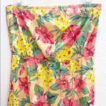 Mossimo Peach Summer Floral Strapless Mini Dress Size M Photo 1