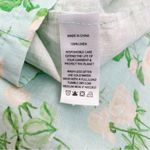 Hill House  The Laura Dress Shirtdress Blue Roses Linen Belted Short Mini Photo 10