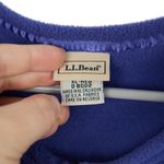 L.L.Bean Vintage Purple Fleece Full Zip Sweater Vest Women's XL Photo 3