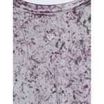 Lululemon  Gray Pink White Cotton Acid Wash Crew Neck Long Sleeve Shirt Size 4 Photo 4