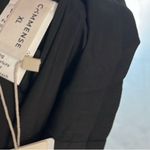 #170 COMMENSE Linen Blend Minimalist Little black Dress Size XL Photo 7
