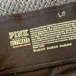 PINK - Victoria's Secret Victoria's Secret PINK Ultimate Black Mesh Leggings XS High‎ Rise Hot Pink Logo Photo 6