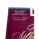 Hanes Vtg Silk Reflections Control Top Pantyhose 717 Sz EF Barely There New NOS Photo 1