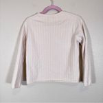 Saks 5th Avenue Saks Fifth Ave Cashmere Collection Cream Button Up Cardigan Sweater Womens L Photo 1