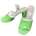 NWT The Drop Lime Green Pattie High Block Photo 6