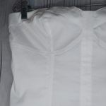 EXPRESS Poplin Corset Crop Tube Top White Women's M NWT Photo 2