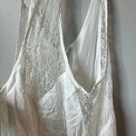 NWT Millau LF Women White Lace Tank Top in size XS. long length Photo 4