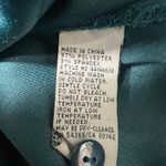 Tan Jay Vintage Faux Suede Women's Shacket Shirt Size 14 Teal Blue Photo 6