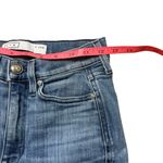 AYR  The Bomb Pop Ankle Straight Jeans Raw Hem Blue 25 Short Photo 8