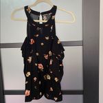 Elodie  Black Cold Shoulder Top w Floral Accents XL Photo 2