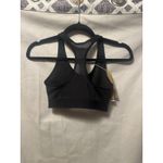 Adidas NWT  Black White Logo Don't Rest Padded Mesh Racerback Sports Bra Size XS Photo 3