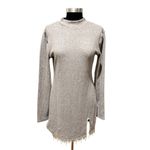 ZARA  dress mini jewel rhinestone party ribbed sweater size L Photo 1