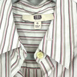 Etcetera Striped Button Up Long Sleeve Shirt Size 6 Photo 3