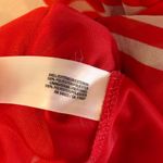 Old Navy Dress extra small, red and white striped sheer lined dress Photo 2