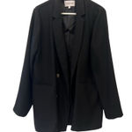Elizabeth and James  Black Blazer Size Large Photo 0