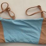 l*space L* Rebel Bandeau bikinin top XS Colorblock Reversible NWT Photo 4