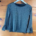 J.Crew Women’s Crew Neck 3/4 Bell Sleeve Shimmer Top Size XS Photo 6