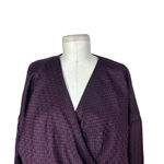 Joie  Marcel Blackberry Houndstooth Print Wrap Dress Size US‎ XL Photo 1