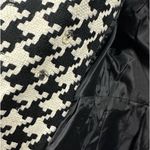 Candie's  Vintage Houndstooth Double Breasted Pea Coat Bow Back Pockets Medium Photo 8