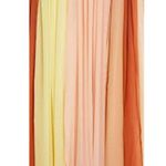 Cinq à Sept Eileen Silk Georgette Colorblock Halter Gown Pink Peach Size 2 Orange Photo 12