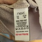 NEXT Cream/tan textured Sleeveless blouse Tan Size 10 Photo 2