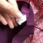 Gap • pink fall floral cotton mini skirt ditsy low rise pleated Y2K Photo 4