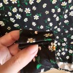 MANGOPOP  Women's Round Neck Short Sleeve Daisy Floral T Shirt Bodysuit Photo 3