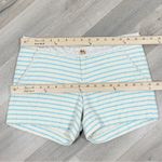 Lilly Pulitzer Callahan Blu Horizon Striped Chino Shorts Cream Teal Silver 4 Photo 11