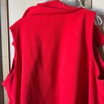 For Cynthia  Red Quilted and fleece Women's Vest 1X Photo 5