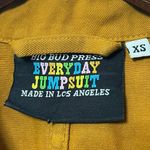 Big Bud Press Everyday Jumpsuit Women’s Size XS Spicy Mustard Casual Workwear Brown Photo 8