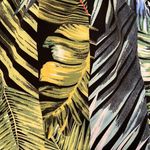 SheIn  size 2XL green Hawaiian print romper faux wrap front adjustable straps EUC Photo 3