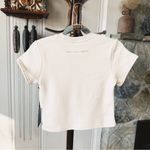 Follow You Legend Women's AlpacaCloud Heavyweight Baby Tee White Size XS Photo 5