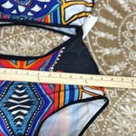 Ekouaer  Black and Blue multicolored One Piece Swimsuit with Cut-Out Design Photo 5