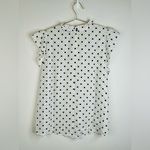Sweet Rain Women’s 1X Polka Dot Ruffle Sleeve Blouse Flowy Lightweight Plus Size Photo 5
