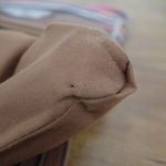 Fossil Women's Leather & Striped Cloth Crossbody Bag Photo 5