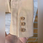 Max Mara leather jacket ruffle collar size 4 Photo 6