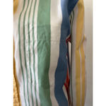 Talbots Women's Multicolor retro 90s cotton colorful funky button down shirt Photo 1