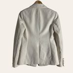 Milly Alexa Twill White Single Breasted Blazer Jacket Size 0 Photo 9