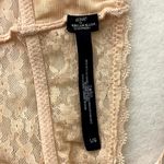 Aerie Peach Lace V-Neck Bralette Photo 5